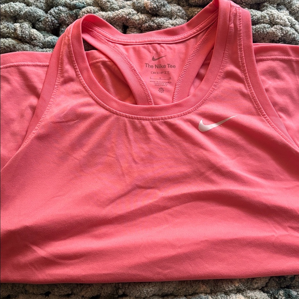 Nike Coral Pink Athletic Tank